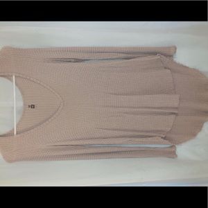 Me to We Waffle Knit Long Sleeved tunic